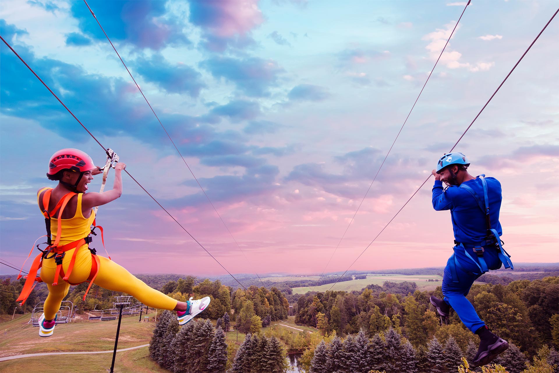 Nemacolin Zip Line Course